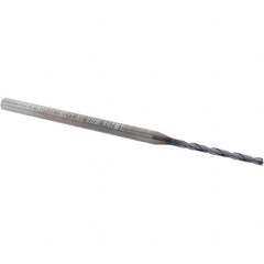 Walter-Titex - 1.6mm, 140° Point, Solid Carbide Micro Drill Bit - 68mm OAL, 20mm Flute Length, 3mm Shank Diam, Series A6488TML - Americas Industrial Supply