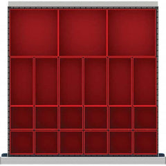 LISTA - 21-Compartment Drawer Divider Layout for 2.17" High Drawers - Americas Industrial Supply