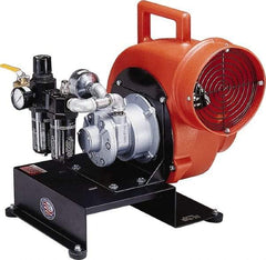 Allegro - 8" Inlet, Pneumatic Centrifugal Blower - 1,800 & 1,350 CFM (One 90° Bend), 1,700 CFM (Free Air) & 900 CFM (Two 90° Bends) - Americas Industrial Supply