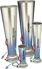 Allegro - 46.06 Inch Long, Galvanized Steel Venturi Style Pneumatic Blowers - 1 Inch NPT, 14.37 Inch Base Diameter, 14-1/4 Inch Face Diameter - Americas Industrial Supply