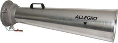 Allegro - 44-1/4 Inch Long, Galvanized Steel Venturi Style Pneumatic Blowers - 1 Inch NPT, 11-1/4 Inch Base Diameter, 12-1/2 Inch Face Diameter - Americas Industrial Supply