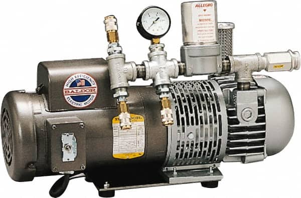 Allegro - 3 Man Connection, Hansen Coupling, Portable SAR Air Compressor - 15 Max PSI, 20 (60 Hz) CFM, 1.5 Hp - Americas Industrial Supply
