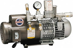 Allegro - 3 Man Connection, Hansen Coupling, Portable SAR Air Compressor - 15 Max PSI, 20 (60 Hz) CFM, 1.5 Hp - Americas Industrial Supply