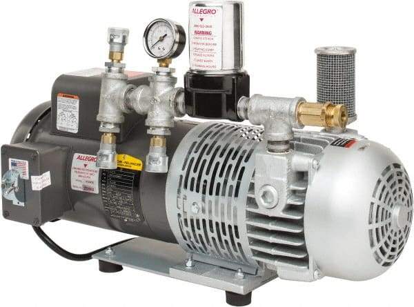 Allegro - 3 Man Connection, Schrader Coupling, Portable SAR Air Compressor - 15 Max PSI, 20 (60 Hz) CFM, 1.5 Hp - Americas Industrial Supply