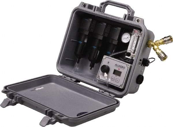 Allegro - 30 CFM Portable SAR Filtration Panel - 2 Respirator Outlets, 1/4" Inlet, 1/4" Outlet - Americas Industrial Supply