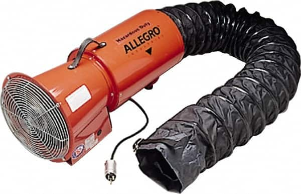 Allegro - 13" Inlet, Direct Drive, 890 CFM, Blower - 3.3 Amp Rating, 115 Volts, 3,250 RPM - Americas Industrial Supply