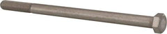 Value Collection - 1/2-13 UNC, 8" Length Under Head Hex Head Cap Screw - Partially Threaded, Grade 316 Stainless Steel, Uncoated, 3/4" Hex - Americas Industrial Supply