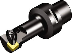 Sandvik Coromant - Left Hand Cut, Size C6, CNMG 432 Insert Compatiblity, Modular Turning & Profiling Cutting Unit Head - 17mm Ctr to Cutting Edge, 100mm Head Length, Through Coolant, Series T-Max P - Americas Industrial Supply