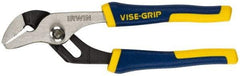 Irwin - 6" OAL, 1" Jaw Length, Groove Joint Pliers - Serrated Jaw, Straight Head, ProTouch Handles - Americas Industrial Supply