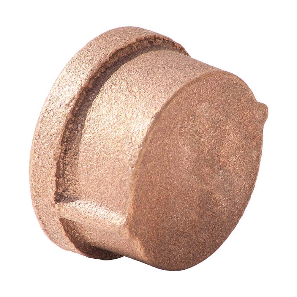 Merit Brass - Brass & Chrome Pipe Fittings Type: Cap Fitting Size: 1-1/4 - Americas Industrial Supply