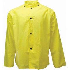 Neese - Size L Yellow Rain & Flame Resistant/Retardant Rain Jacket - Americas Industrial Supply