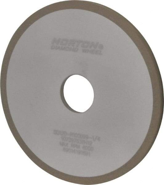 Norton - 6" Diam x 1-1/4" Hole x 1/4" Thick, 120 Grit Surface Grinding Wheel - Diamond, Type 1A1, Fine Grade, Resinoid Bond - Americas Industrial Supply