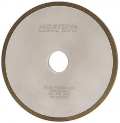 Norton - 7" Diam x 1-1/4" Hole x 3/8" Thick, 120 Grit Surface Grinding Wheel - Diamond, Type 1A1, Fine Grade, Resinoid Bond - Americas Industrial Supply