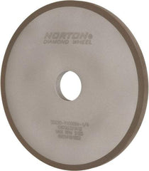 Norton - 7" Diam x 1-1/4" Hole x 3/8" Thick, 220 Grit Surface Grinding Wheel - Diamond, Type 1A1, Very Fine Grade, Resinoid Bond - Americas Industrial Supply