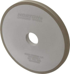 Norton - 7" Diam x 1-1/4" Hole x 1/2" Thick, 220 Grit Surface Grinding Wheel - Diamond, Type 1A1, Very Fine Grade, Resinoid Bond - Americas Industrial Supply