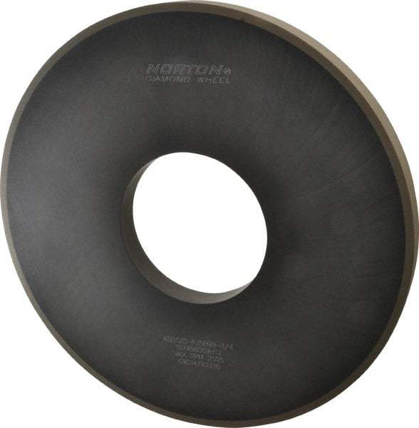 Norton - 14" Diam x 5" Hole x 1" Thick, 120 Grit Surface Grinding Wheel - Diamond, Type 1A1, Fine Grade, Resinoid Bond - Americas Industrial Supply