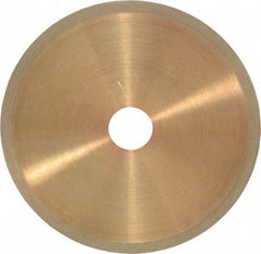 Norton - 3" Diam x 1/2" Hole, 150 Grit Surface Grinding Wheel - Diamond, Medium Grade - Americas Industrial Supply
