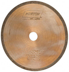 Norton - 4" Diam x 1/2" Hole, 220 Grit Surface Grinding Wheel - Diamond, Type 1A1R, Fine Grade - Americas Industrial Supply