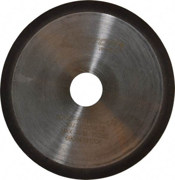 Norton - 4" Diam x 3/4" Hole x 1/32" Thick, 120 Grit Surface Grinding Wheel - Diamond, Type 1A1R, Coarse Grade - Americas Industrial Supply