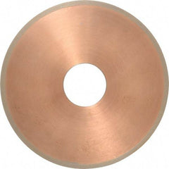 Norton - 5" Diam x 1-1/4" Hole, 320 Grit Surface Grinding Wheel - Diamond, Type 1A1R, Fine Grade - Americas Industrial Supply