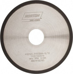 Norton - 6" Diam x 1-1/4" Hole, 120 Grit Surface Grinding Wheel - Type 1A1R, Coarse Grade - Americas Industrial Supply