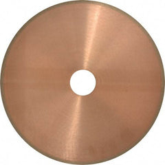 Norton - 8" Diam x 1-1/4" Hole, 180 Grit Surface Grinding Wheel - Diamond, Type 1A1R, Medium Grade - Americas Industrial Supply