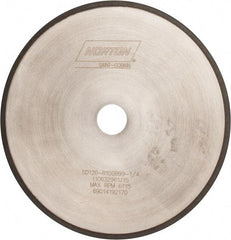 Norton - 10" Diam x 1-1/4" Hole, 120 Grit Surface Grinding Wheel - Diamond, Type 1A1R, Coarse Grade - Americas Industrial Supply