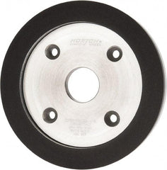 Norton - 6" Diam, 1-1/4" Hole Size, 3/4" Overall Thickness, 150 Grit, Type 6 Tool & Cutter Grinding Wheel - Very Fine Grade, Diamond, P Hardness, Vitrified Bond - Americas Industrial Supply