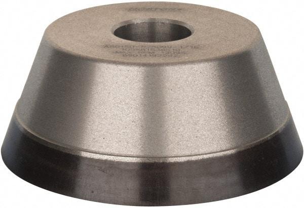 Norton - 3" Diam, 3/4" Hole Size, 1-1/4" Overall Thickness, 150 Grit, Type 11 Tool & Cutter Grinding Wheel - Very Fine Grade, Diamond, Resinoid Bond - Americas Industrial Supply