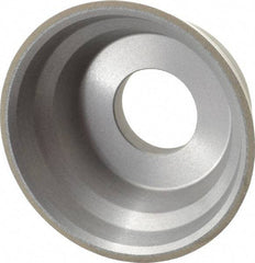 Norton - 3-3/4" Diam, 1-1/4" Hole Size, 1-1/2" Overall Thickness, 150 Grit, Type 11 Tool & Cutter Grinding Wheel - Very Fine Grade, CBN, Resinoid Bond - Americas Industrial Supply