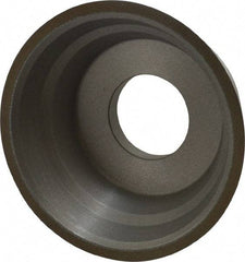 Norton - 3-3/4" Diam, 1-1/4" Hole Size, 1-1/2" Overall Thickness, 150 Grit, Type 11 Tool & Cutter Grinding Wheel - Very Fine Grade, CBN, Resinoid Bond - Americas Industrial Supply