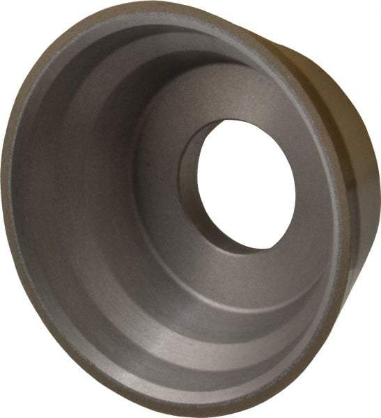 Norton - 3-3/4" Diam, 1-1/4" Hole Size, 1-1/2" Overall Thickness, 150 Grit, Type 11 Tool & Cutter Grinding Wheel - Very Fine Grade, Diamond, Resinoid Bond - Americas Industrial Supply