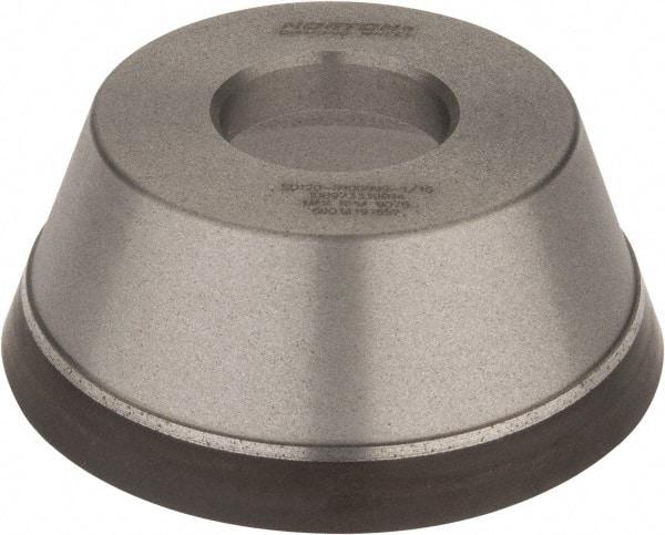 Norton - 3-3/4" Diam, 1-1/4" Hole Size, 1-1/2" Overall Thickness, 120 Grit, Type 11 Tool & Cutter Grinding Wheel - Fine Grade, Diamond, Resinoid Bond - Americas Industrial Supply