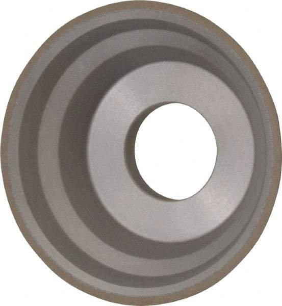 Norton - 3-3/4" Diam, 1-1/4" Hole Size, 1-1/2" Overall Thickness, 150 Grit, Type 11 Tool & Cutter Grinding Wheel - Very Fine Grade, Diamond, Resinoid Bond - Americas Industrial Supply