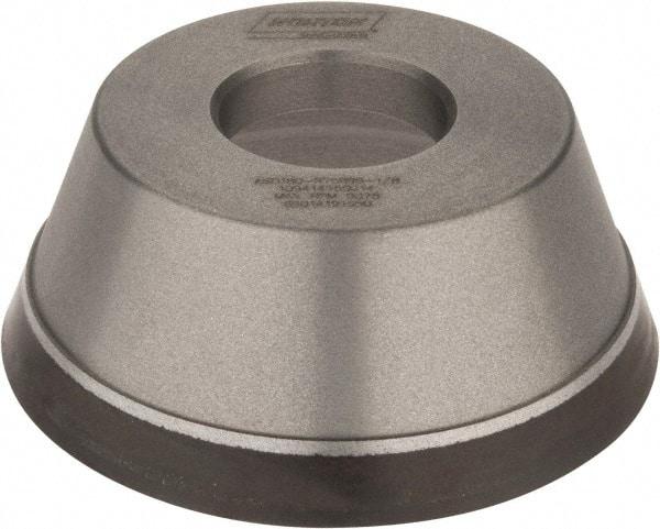 Norton - 3-3/4" Diam, 1-1/4" Hole Size, 1-1/2" Overall Thickness, 180 Grit, Type 11 Tool & Cutter Grinding Wheel - Very Fine Grade, Diamond, Resinoid Bond - Americas Industrial Supply