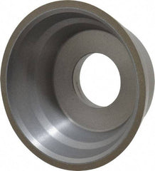 Norton - 3-3/4" Diam, 1-1/4" Hole Size, 1-1/2" Overall Thickness, 150 Grit, Type 11 Tool & Cutter Grinding Wheel - Very Fine Grade, Diamond, Resinoid Bond - Americas Industrial Supply