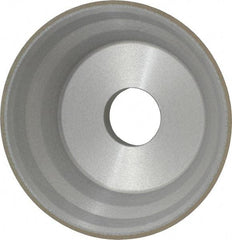 Norton - 5" Diam, 1-1/4" Hole Size, 1-3/4" Overall Thickness, 120 Grit, Type 11 Tool & Cutter Grinding Wheel - Fine Grade, CBN, Resinoid Bond - Americas Industrial Supply