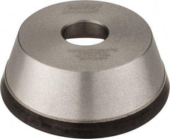 Norton - 5" Diam, 1-1/4" Hole Size, 1-3/4" Overall Thickness, 120 Grit, Type 11 Tool & Cutter Grinding Wheel - Fine Grade, Diamond, Resinoid Bond - Americas Industrial Supply