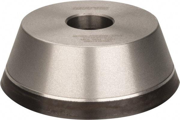 Norton - 5" Diam, 1-1/4" Hole Size, 1-3/4" Overall Thickness, 120 Grit, Type 11 Tool & Cutter Grinding Wheel - Fine Grade, Diamond, Resinoid Bond - Americas Industrial Supply