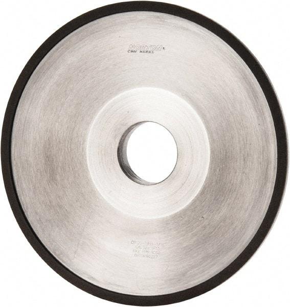 Norton - 6" Diam, 1-1/4" Hole Size, 1" Overall Thickness, 120 Grit, Type 12 Tool & Cutter Grinding Wheel - Fine Grade, CBN, Resinoid Bond - Americas Industrial Supply