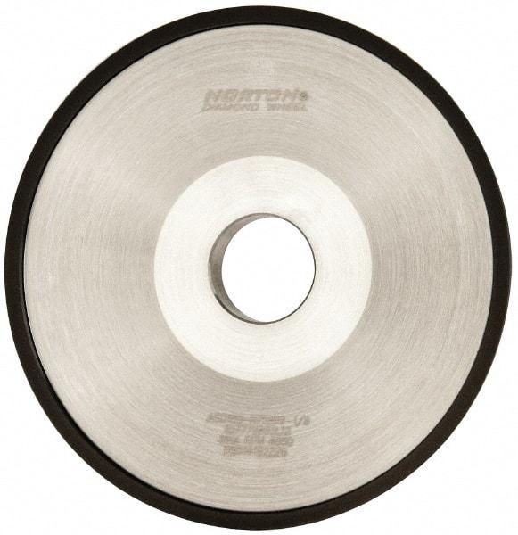 Norton - 6" Diam, 1-1/4" Hole Size, 1" Overall Thickness, 180 Grit, Type 12 Tool & Cutter Grinding Wheel - Very Fine Grade, Diamond, Resinoid Bond - Americas Industrial Supply