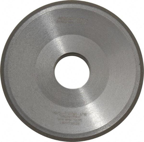 Norton - 3" Diam, 3/4" Hole Size, 7/16" Overall Thickness, 150 Grit, Type 12 Tool & Cutter Grinding Wheel - Very Fine Grade, Diamond, Resinoid Bond - Americas Industrial Supply