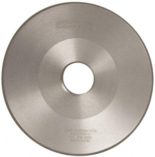 Norton - 6" Diam, 1-1/4" Hole Size, 3/4" Overall Thickness, 150 Grit, Type 15 Tool & Cutter Grinding Wheel - Very Fine Grade, Diamond, Resinoid Bond - Americas Industrial Supply