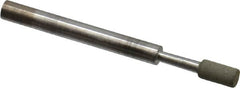 Norton - 1/8" Head Diam x 1/4" Head Thickness Diamond (Abrasive) Grinding Pin - 1/8" Shank Diam x 1-1/2" Shank Length, Very Fine Grade, 220 Grit - Americas Industrial Supply