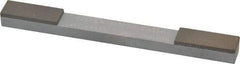 Norton - Fine & Very Fine, 1" Length of Cut, Double End Diamond Hone - 120 & 220 Grit, 3/8" Wide x 1/4" High x 4" OAL - Americas Industrial Supply