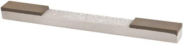 Norton - Extra Fine & Super Fine, 1" Length of Cut, Double End Diamond Hone - 320 & 400 Grit, 3/8" Wide x 1/4" High x 4" OAL - Americas Industrial Supply