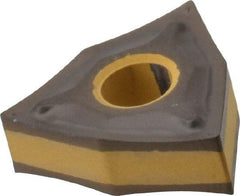 Iscar - WNMG3-0 NF Grade IC8250 Carbide Turning Insert - TiCN/Al2O3 Finish, 80° Trigon, 3/8" Inscr Circle, 5/32" Thick, 0.008" Corner Radius - Americas Industrial Supply