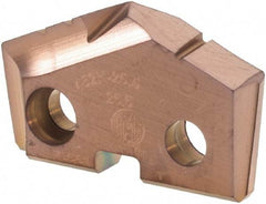 Allied Machine and Engineering - 25.5mm Diam x 3/16" Thick, Seat Code 2, 132° Included Angle Spade Drill Insert - AM200 Coated, Cobalt, Grade Super Cobalt, Series GEN2 T-A - Americas Industrial Supply