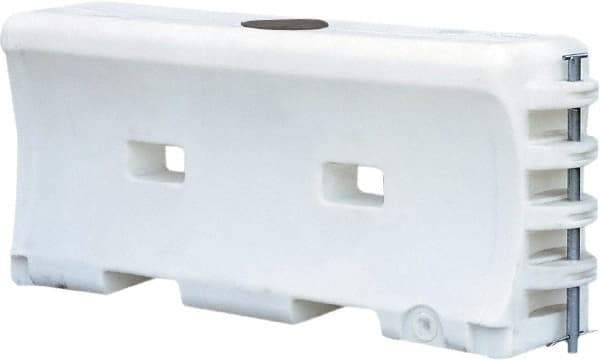 VizCon - 32" High x 6' Max Width Barrier - Low Density Polyethylene, White - Americas Industrial Supply