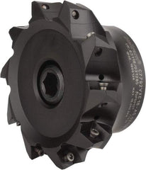 Kennametal - 5" Cut Diam, 0.138" Max Depth, 1-1/2" Arbor Hole, 10 Inserts, XE 16 Insert Style, Indexable Copy Face Mill - C7792VXE16-A5.0Z10R Cutter Style, 2.48" High, Through Coolant, Series 7792 - Americas Industrial Supply